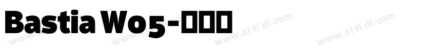 Bastia W05字体转换